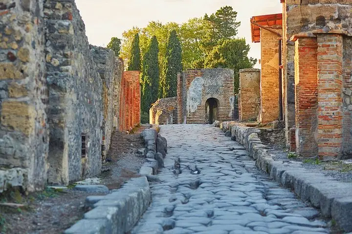 Tour giornaliero di Pompei ed Ercolano da Napoli con pranzo a base di pizza